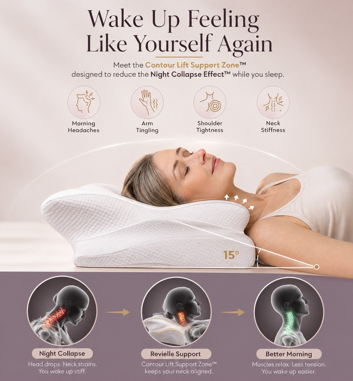 Revielle Cervical Pillow
