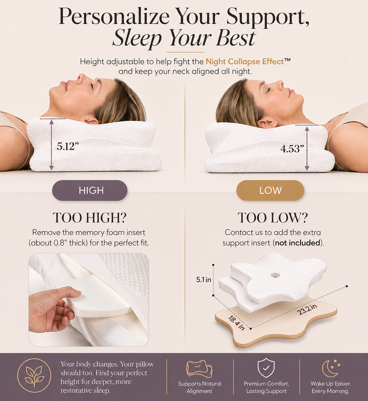 Revielle Cervical Pillow